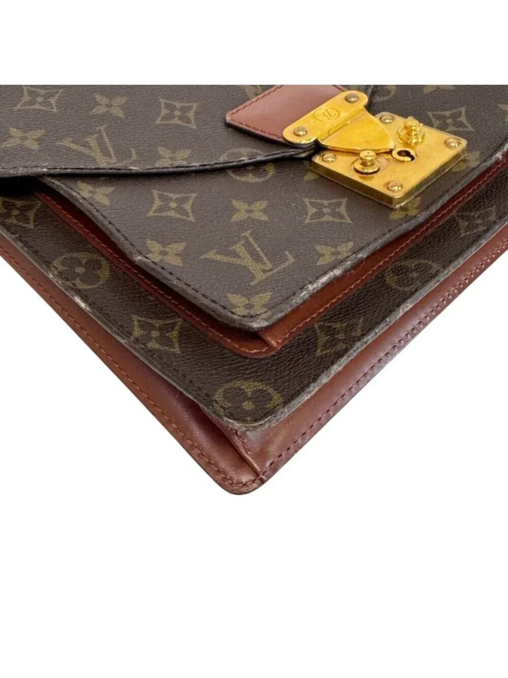 Louis Vuitton 2-Way Hand Vintage Monceau 28 Monogram Shoulder Bag